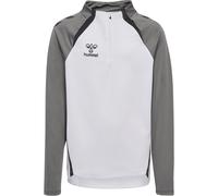 Hummel Kinder Sweatshirt LEAD 2.0 HALF ZIP 223747-9396 Weiß/Steel Gray Größe 152