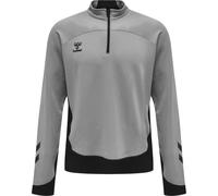 hummel LEAD 1/2-Zip Pullover Kinder grey melange 176