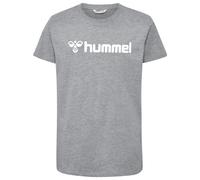 Hummel Kinder T-Shirt hmlGO 2.0 LOGO T-SHIRT S/S KIDS 224841-2006 128 Grey Melange