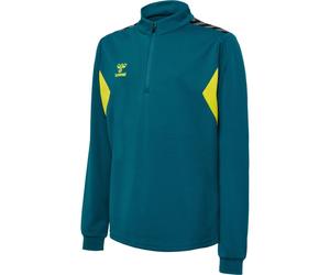 Hummel Kinder Trainingstop hmlAuthentic Half Zip Poly Sweat 219974-6834 176 Blue Coral/Sulphur Spring