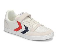Hummel Unisex Kinder Slimmer Stadil Leather Low JR Sneaker Niedrig, White 204 495 9001, 28 EU