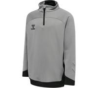 hummel LEAD 1/2-Zip Pullover Kinder grey melange 176