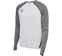 hummel Hmllead 2.0 Crew Sweat Herren- white/gray/black-S