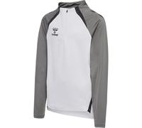 HUMMEL hmlLEAD 2.0 HALF ZIP KIDS white/steel gray 164