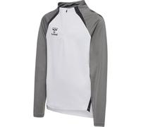 Hummel Kinder Sweatshirt LEAD 2.0 HALF ZIP 223747-9396 Weiß/Steel Gray Größe 152