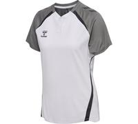 hummel hmlLEAD 2.0 Poloshirt Damen 9396 - white/steel gray L