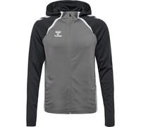 hmlLEAD 2.0 ZIP HOODIE STEEL GRAY/ASPHALT XXL