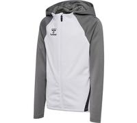 hummel hmlLEAD 2.0 Kapuzenjacke Kinder 9396 - white/steel gray 164