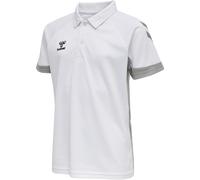 hummel LEAD Funktions-Poloshirt Kinder white 116