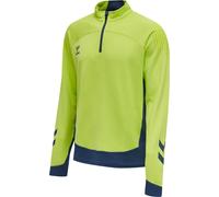 hummel LEAD 1/2-Zip Pullover Kinder lime punch 152