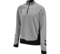 hummel LEAD 1/2-Zip Pullover Kinder grey melange 164