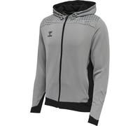 Hummel Lead (Reißverschluss) Poly Herren Kapuzensweater, grau S