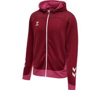 Hummel Lead Zip Poly Hoodie M, biking red