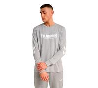 hummel hmlLEGACY 2.0 Langarmshirt Herren 2006 - grey melange XXL
