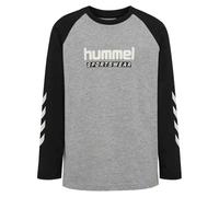Hummel Langarmshirt hmlJR Logo Kinder Grau Melange Größe 104