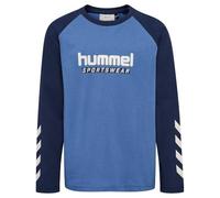 Hummel Jr Logo Kinder Longsleeve, blau 22-28