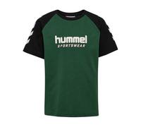 Hummel T-Shirt hmlJR Logo 6195 Kinder dunkelgrün 146/152