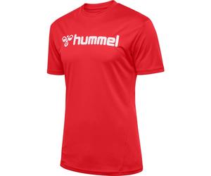 Hummel Logo T-Shirt, rot 3XL