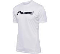 Hummel Logo T-Shirt, weiß M