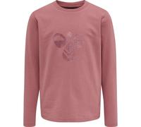 Hummel Mädchen T-Shirt Glitter Shirt L/S 215808-4338 128 Deco Rose