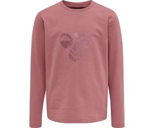 Hummel Mädchen T-Shirt Glitter Shirt L/S 215808-4338 128 Deco Rose