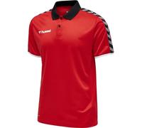 hummel Mens hmlAuthentic Functional Polo, Red, Small