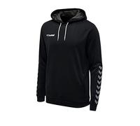 hummel Mens hmlAuthentic Poly Hoodie, Black, XXL