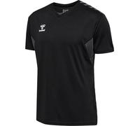 hummel Mens hmlAuthentic T-Shirt, Black, Medium