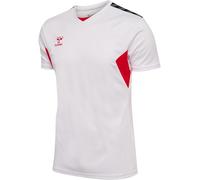 hummel Mens hmlAuthentic T-Shirt, White, Medium