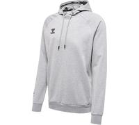 HUMMEL Herren Hmlmove Grid Cotton Hoodie Sweatshirt, Grey Melange, XL EU