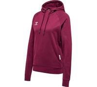 Hummel Damen Kapuzenpullover hmlMOVE Grid Cotton Hoodie rot Größe S