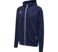 hummel Unisex Hmlmove Grid Cotton Zip Hoodie Hooded Sweatshirt, Marine, XXL EU