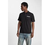 hummel Mover Poloshirt Herren Kurzarm - Klassisches Polo Shirt - Polohemd für Sport und Alltag - mit Logo und Flachstrickkragen - aus Piquéstoff (Baumwolle/Polyester) - Normale Passform
