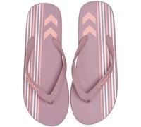 HUMMEL Unisex Multi Stripe FLIP Flop Slipper, Woodrose, 42 EU