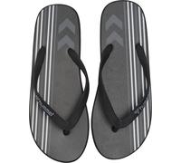 HUMMEL Unisex Multi Stripe Flip Flop Slipper, Schwarz, 36 EU