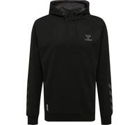 HUMMEL hmlOFFGRID COTTON HOODIE jet black/forged iron M