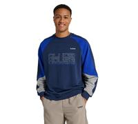 Hummel Oversized Iconic Crew Ch Sweatshirt M Dress Blue