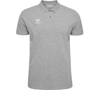 Hummel Poloshirt hmlGO 2.0 – Bio-Baumwolle – Grau Melange – Herren S