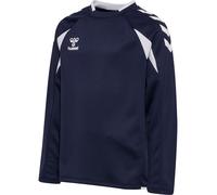 hummel Pullover hmlCORE 2.0 Crew Neck (100% rec. Polyester) marineblau/weiss Kinder, Größe 116