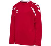 hummel Pullover hmlCORE 2.0 Crew Neck (100% rec. Polyester) rot/weiss Kinder, Größe 152