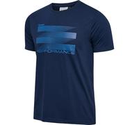hummel Pulse Graphic T-Shirt Herren | Bio-Baumwolle | nachhaltige Materialauswahl | Rundkragen | Pull On | Regular Fit | Rundhals | Kurzarm | Logo | atmungsaktiv