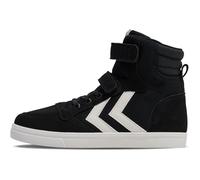 hummel Kids Slimmer Stadil High Sneaker, Black, Size 30