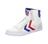 hummel Unisex Slimmer Stadil High Sneaker, White, Size 44