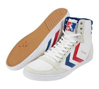 hummel Slimmer Stadil High-Top Sneaker white/blue/red/gum 48