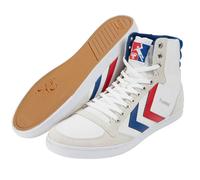 hummel Slimmer Stadil High-Top Sneaker white/blue/red/gum 44