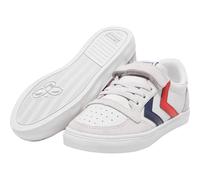 Hummel Sneaker Slimmer Stadil Leather Low Jr – Unisex-Kinder – Weiß – Größe 35