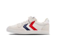 hummel Slimmer Stadil Leather Low JR Sneaker, White, 33 EU