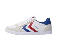 hummel Slimmer Stadil Low, White/Blue/RED/Gum, 38