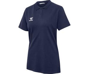 hummel Sport/Freizeit-Polo hmlGO 2.0 (Bio-Baumwolle) Kurzarm marineblau Damen, Größe S