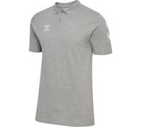 hummel Sport/Freizeit-Polo hmlGO Chevron (100% Baumwolle) grau Herren, Größe S